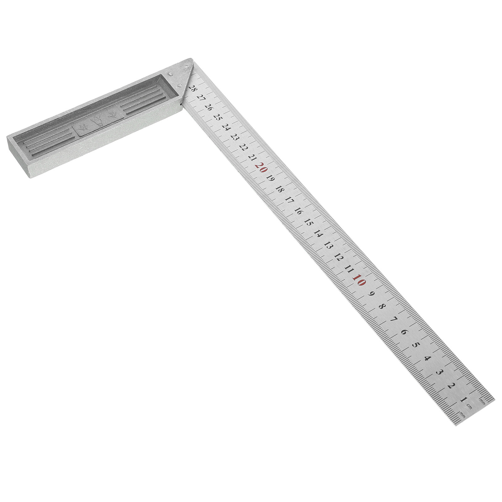 Woodworking Carpenter - Heavy Duty L-Steel Ruler Right Angle