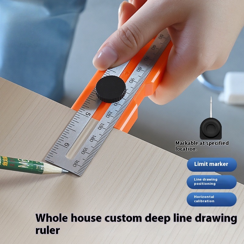 Multi-role Depth Measuring Rul - Woodworking Basic Tools review and price