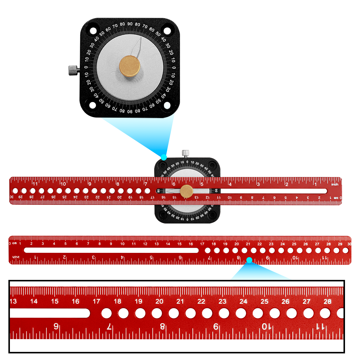New Woodworking Scriber 360° P - Marking Gauge Tool review and price