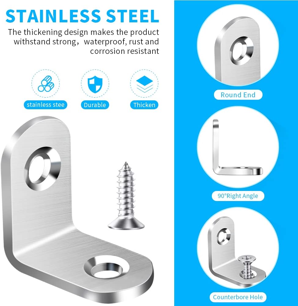Stainless Steel L Bracket Corn - Woodworking Joint review and price