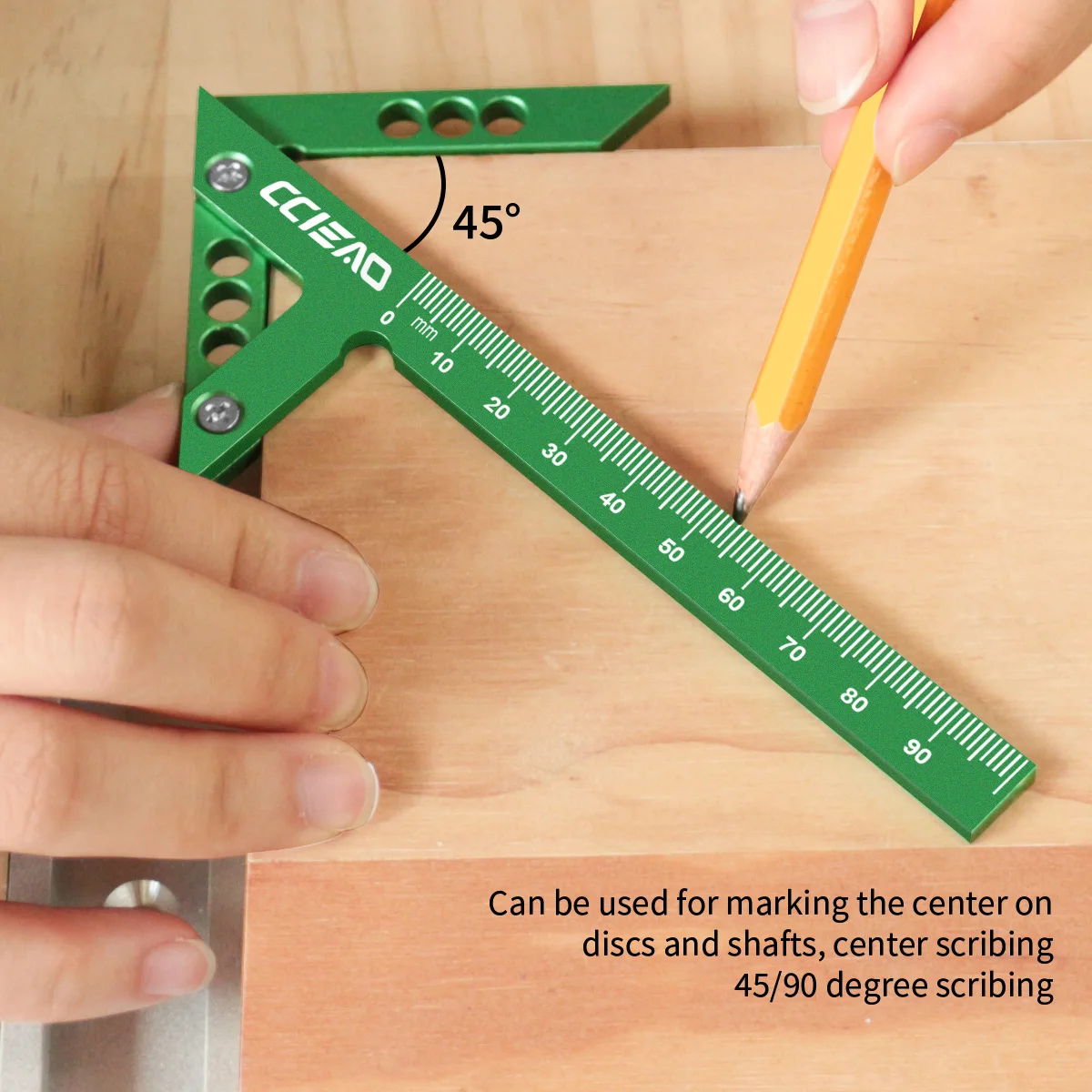 Aluminum Alloy Center Finder L - Woodworking Carpenter review and price