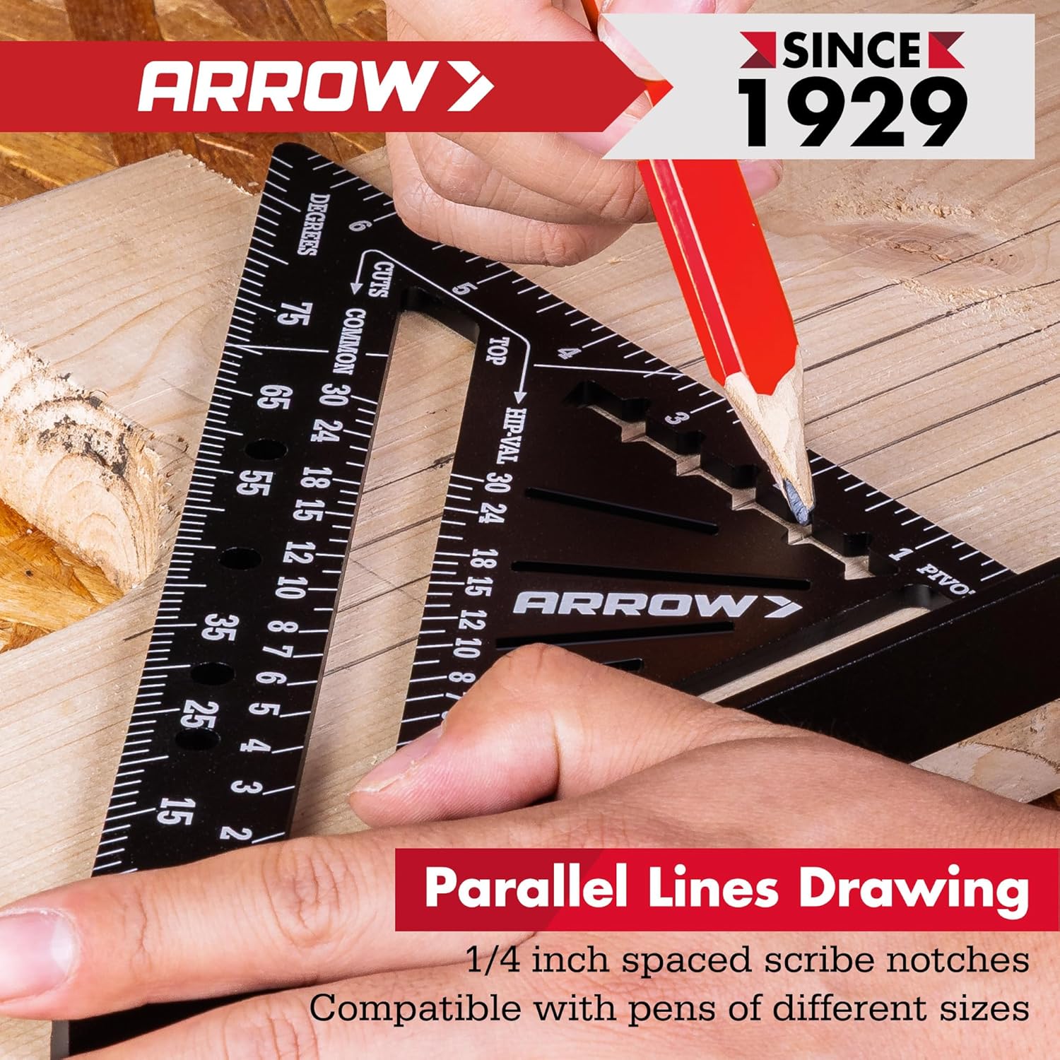 Arrow Aluminum Alloy Rafter Sq - Woodworking Carpenter review and price
