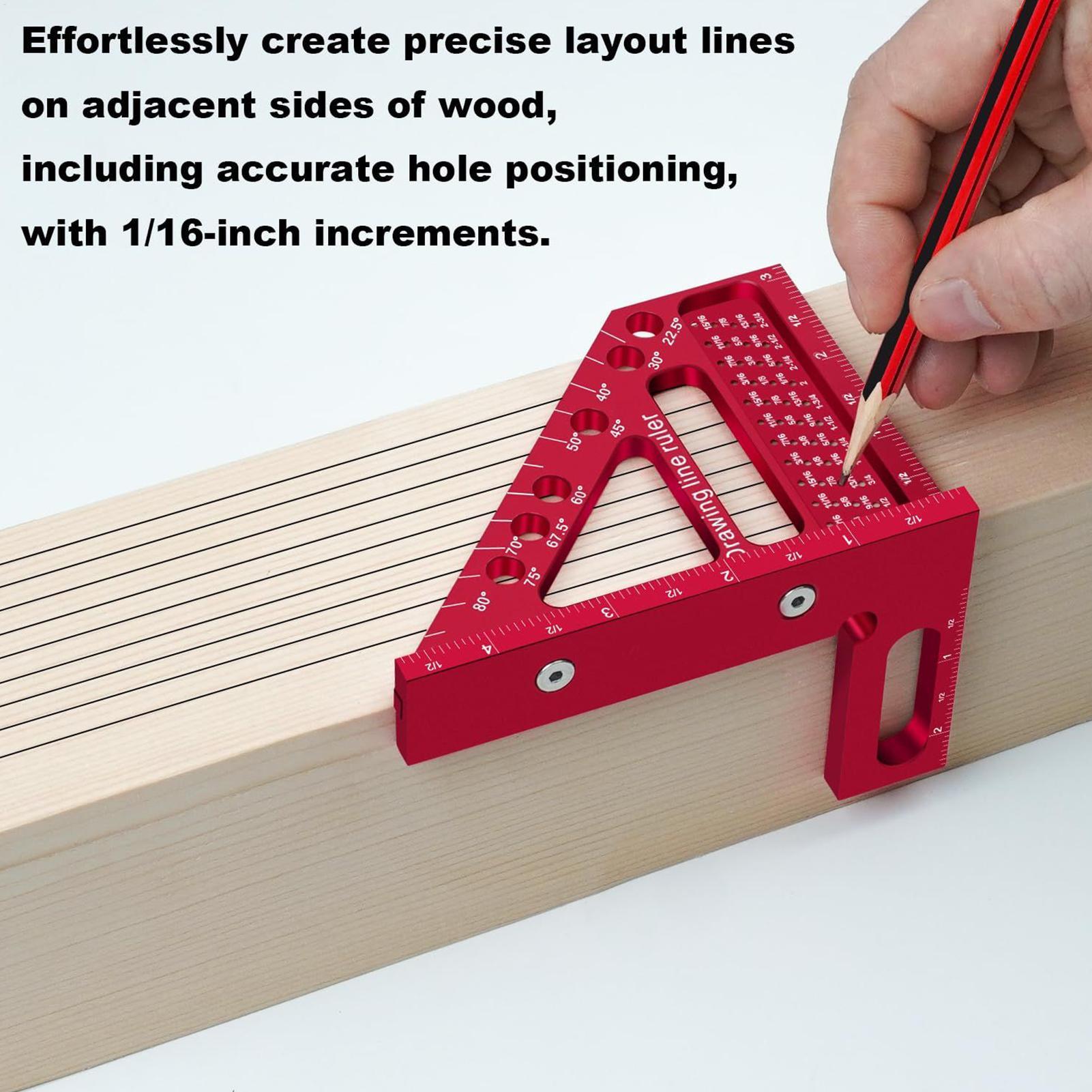 Carpenter Square Hole Marking  - Woodworking Carpenter review and price