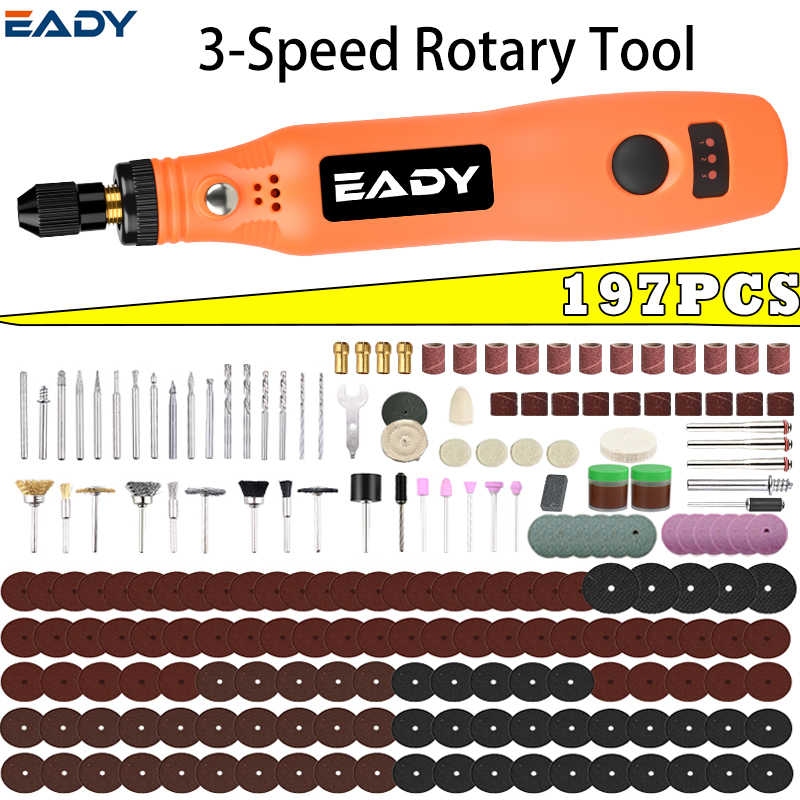 USB Cordless Rotary Tool Kit – - Woodworking Basic Tools review and price