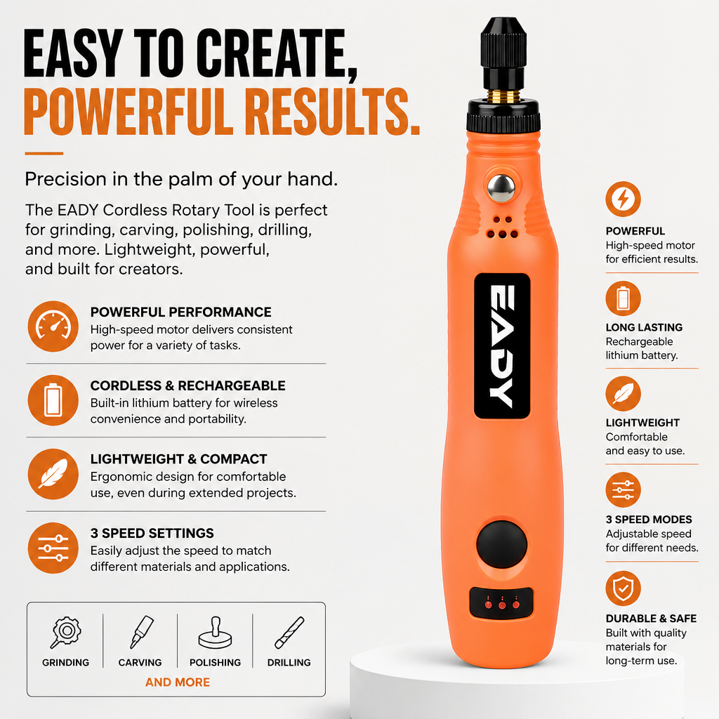 USB Cordless Rotary Tool Kit – - Woodworking Basic Tools review and price