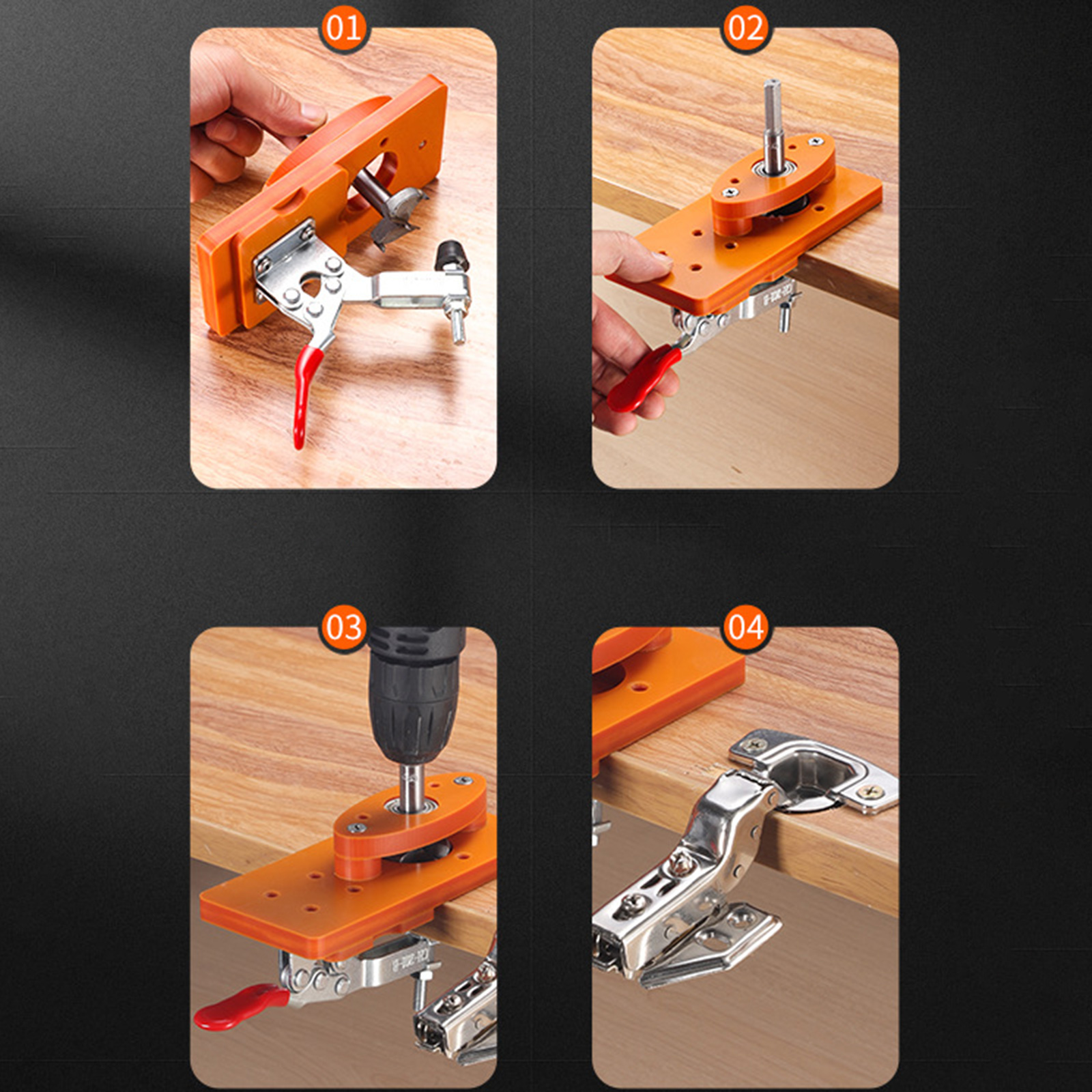 35mm Hinge Drilling Jig Long-L - Woodworking Carpenter review and price