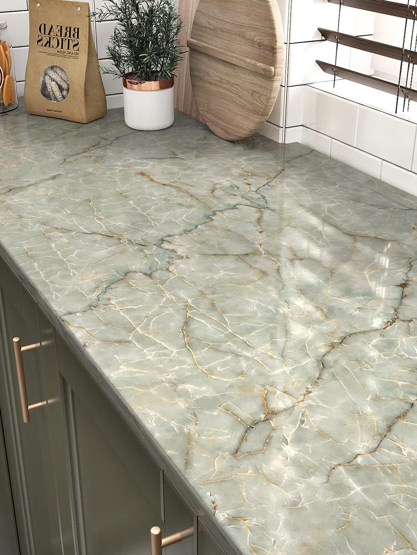 Marble Self Adhesive Wallpaper - Woodworking Oil Finish review and price
