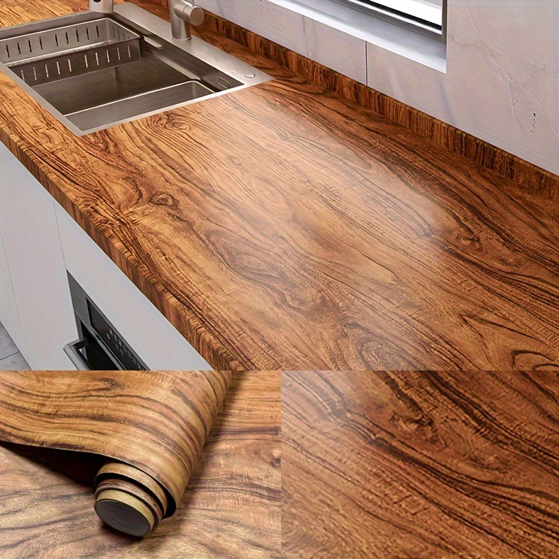 Peel and Stick Wood Grain Wall - Woodworking Oil Finish review and price