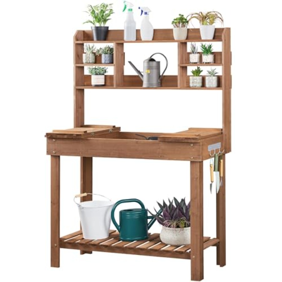 Potting Bench Table for Hortic - Workbench Woodworking review and price