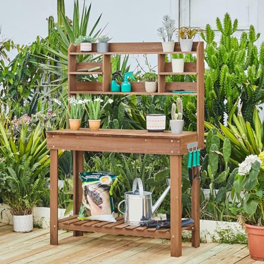 Potting Bench Table for Hortic - Workbench Woodworking review and price