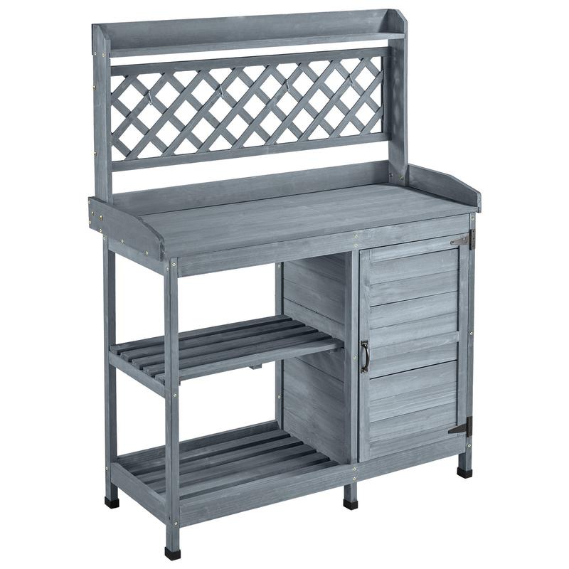 Potting Bench Table, Outdoor G - Workbench Woodworking review and price