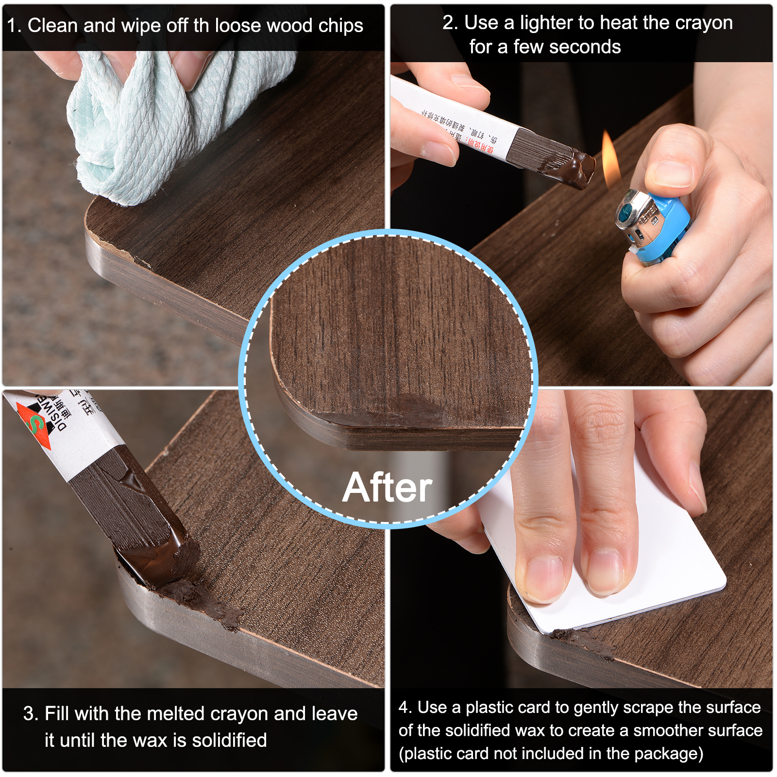 20Pcs Wood Filler Stick Furnit - Woodworking Oil Finish review and price
