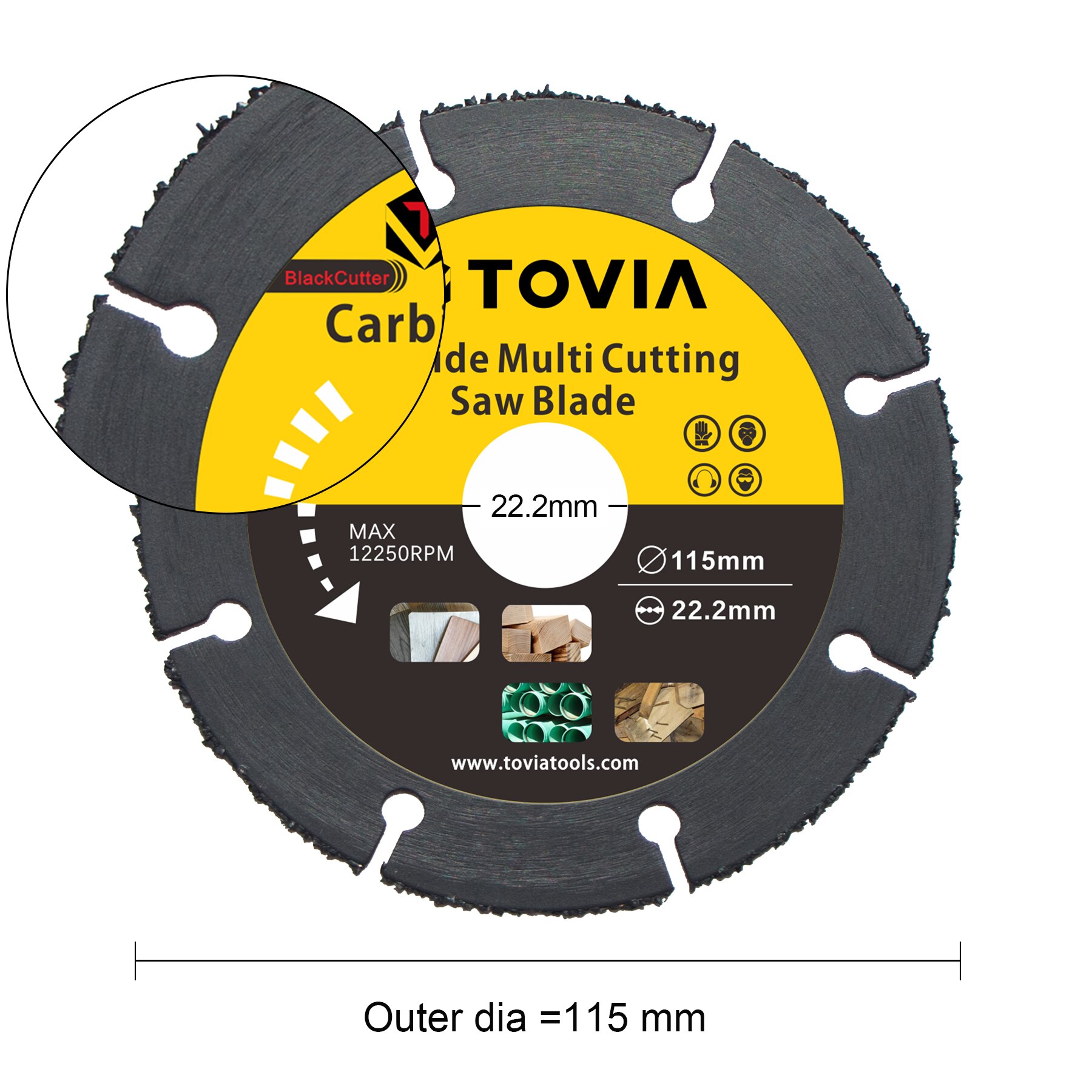 115mm Saw Disc Multitool Wood  - Woodworking Edge Corner Planer review and price
